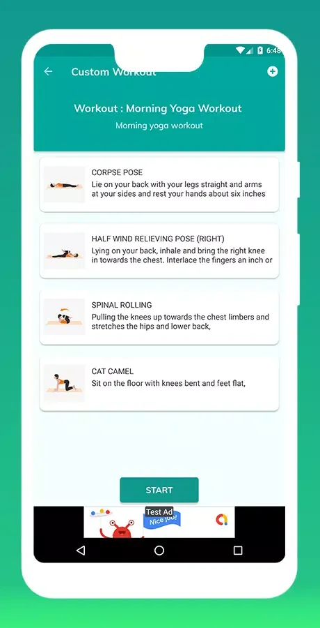 Zrzuty ekranu Yoga workout - personalized pl
