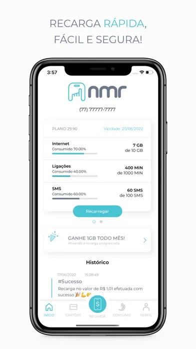 Captures d'écran de NMR Celular