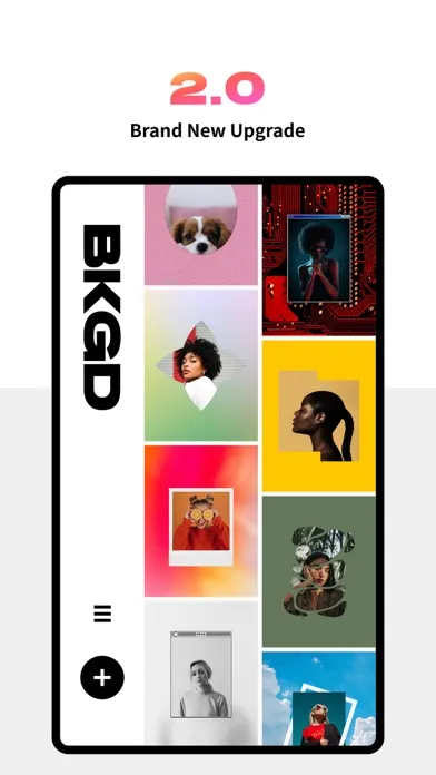 BKGD: Photo Frames&Backgrounds Ekran Görüntüleri