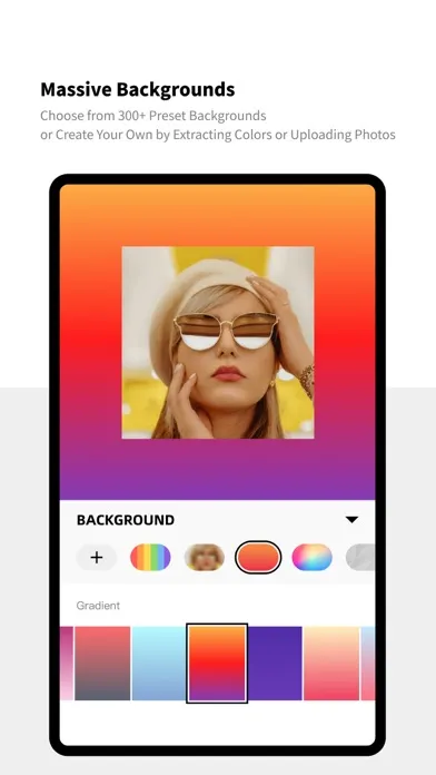 BKGD: Photo Frames&Backgrounds Ekran Görüntüleri