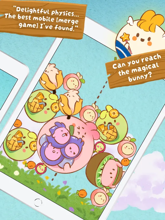 Tangkapan layar Pop Pop Bunny! Merge Game iPad 