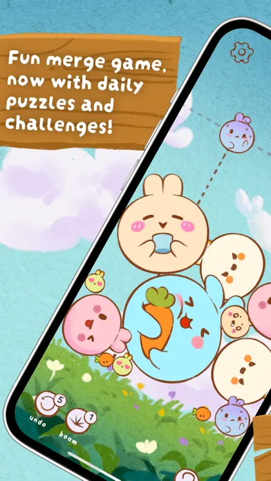 Tangkapan layar Pop Pop Bunny! Merge Game