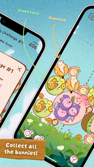 Tangkapan layar Pop Pop Bunny! Merge Game
