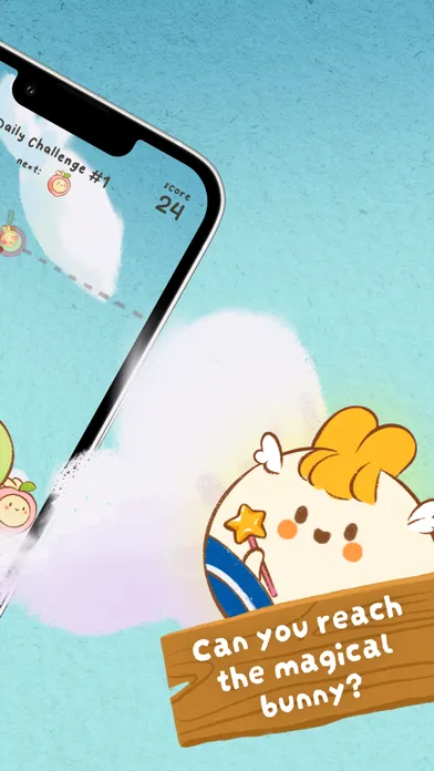 Tangkapan layar Pop Pop Bunny! Merge Game