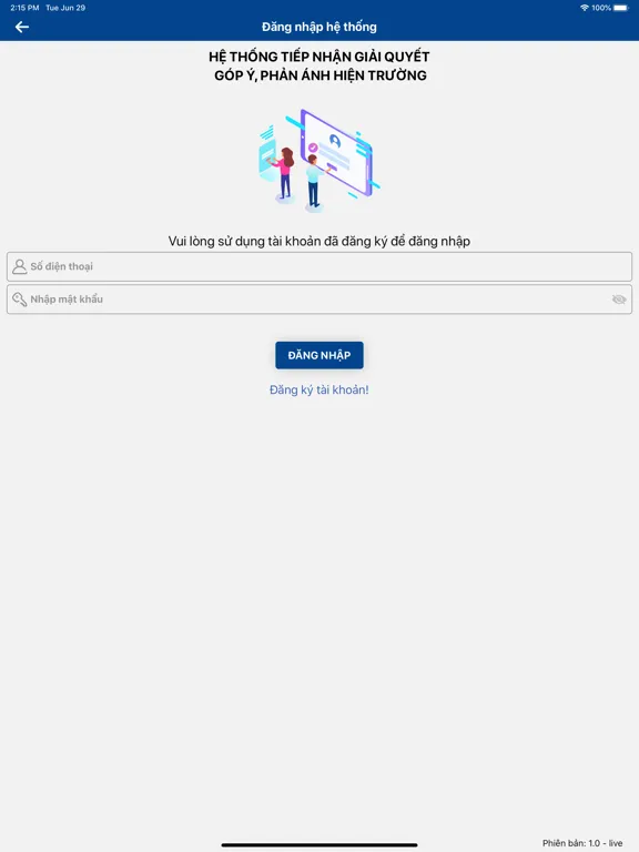 Hệ thống PATT Trật Tự Hưng Yên iPad  Screenshots
