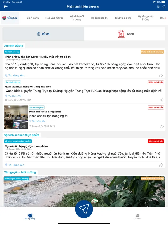 Hệ thống PATT Trật Tự Hưng Yên iPad  Screenshots