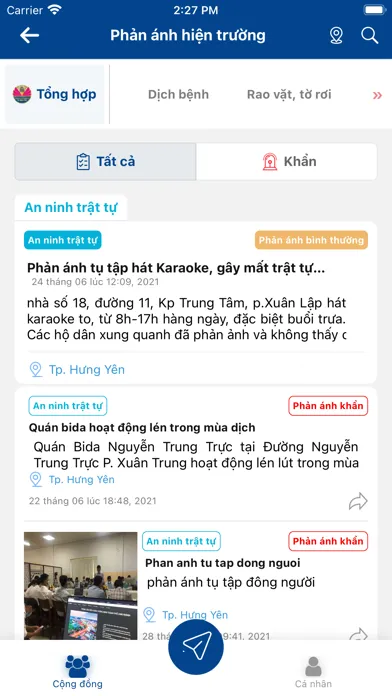 Hệ thống PATT Trật Tự Hưng Yên Screenshots