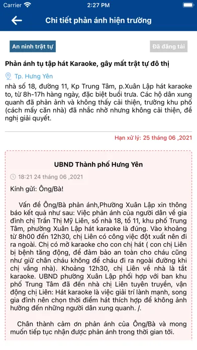 Hệ thống PATT Trật Tự Hưng Yên Screenshots