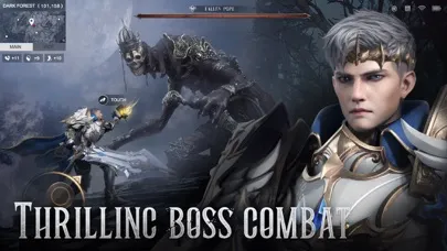 Capturas de tela do Darkness Saga Global