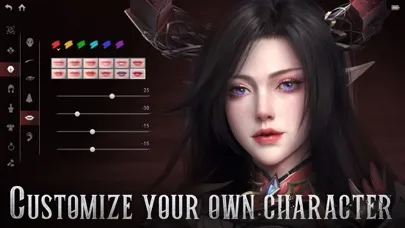Capturas de tela do Darkness Saga Global