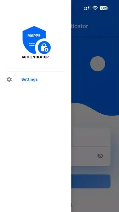MAPPS Authenticator Screenshots