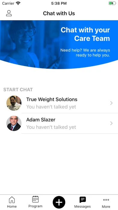 ภาพหน้าจอของ True Weight Solutions