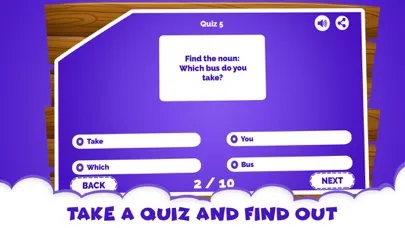 Learn Noun Quiz Games For Kids Screenshots