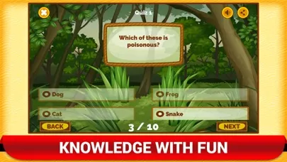 تصاویر Wild Zoo Animals Quiz Kids App