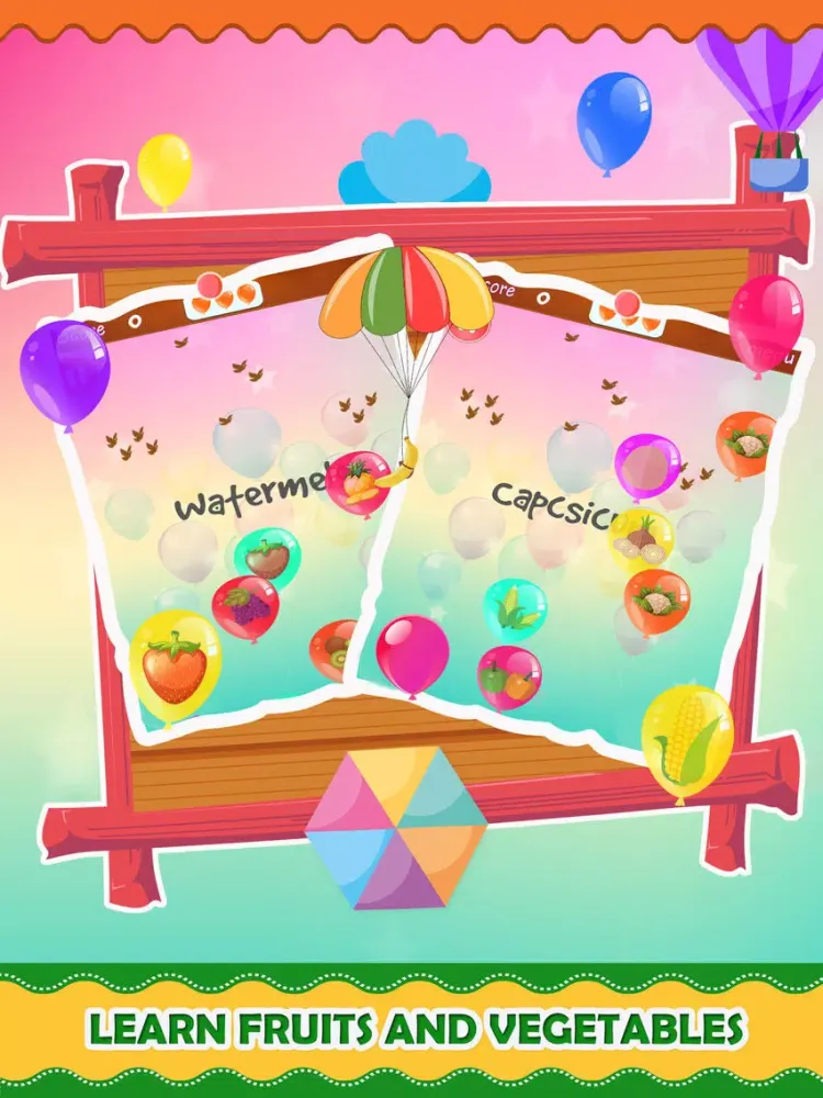 Ảnh chụp màn hình của Learning Balloon Pop Kids Pro iPad 