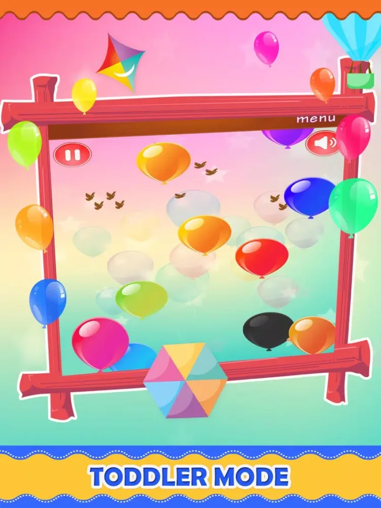 Ảnh chụp màn hình của Learning Balloon Pop Kids Pro iPad 