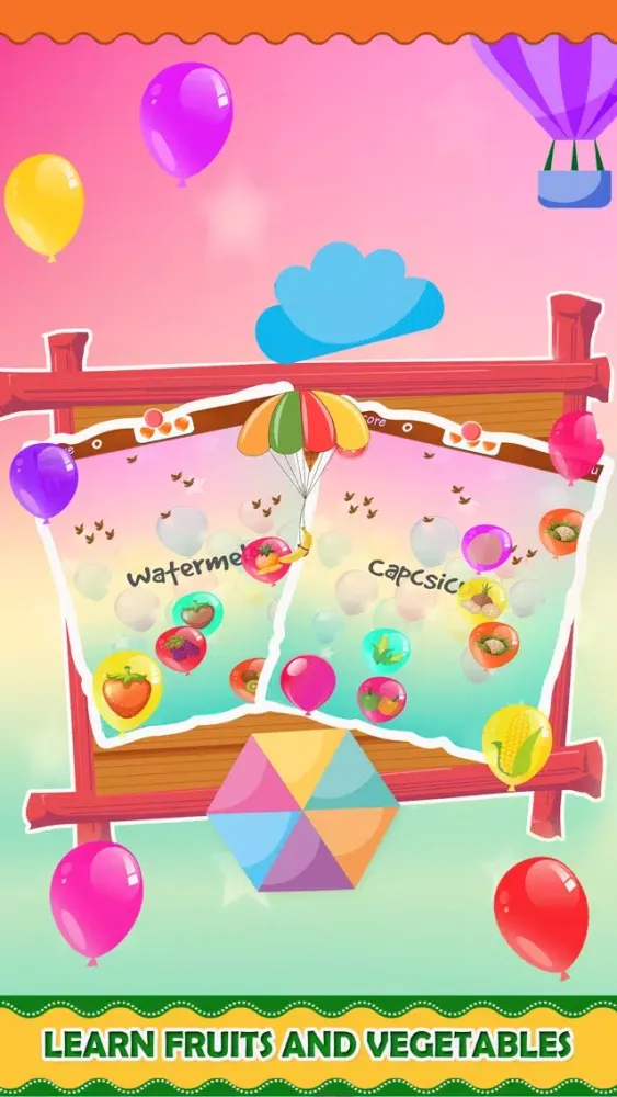 Ảnh chụp màn hình của Learning Balloon Pop Kids Pro