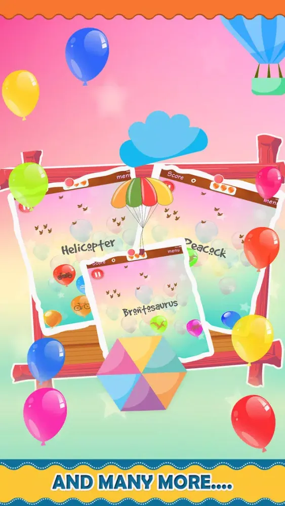 Ảnh chụp màn hình của Learning Balloon Pop Kids Pro