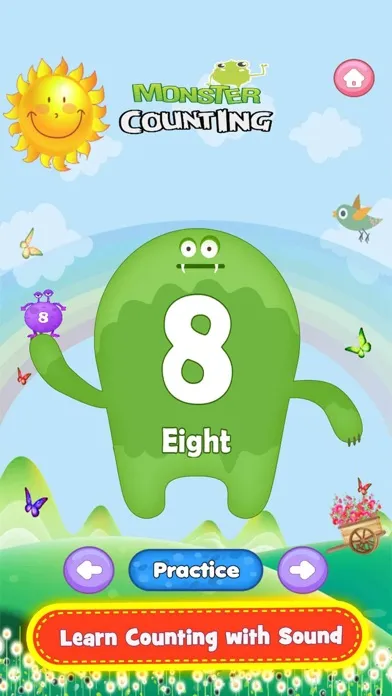 Monster Math Counting App Kids スクリーンショット