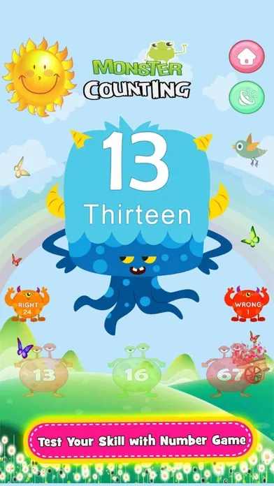 Monster Math Counting App Kids スクリーンショット