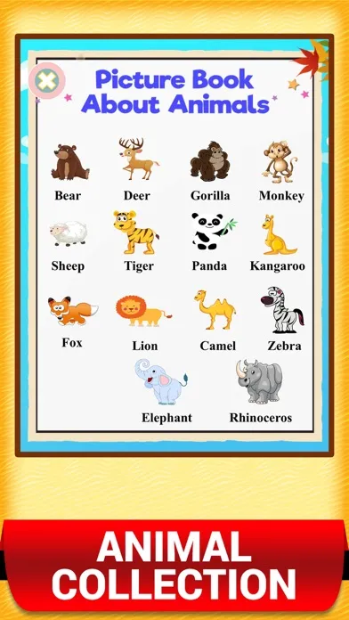 Ảnh chụp màn hình của Kids Picture Dictionary Book