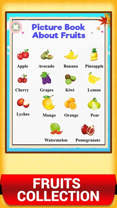 Ảnh chụp màn hình của Kids Picture Dictionary Book