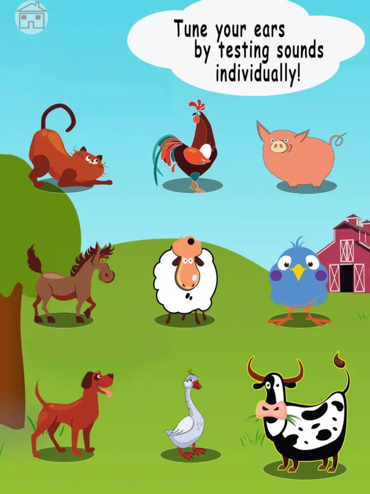Capturas de pantalla de Farm Sounds - Kids Memory Game iPad