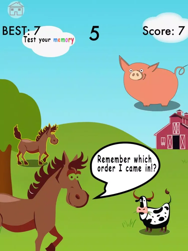 Capturas de pantalla de Farm Sounds - Kids Memory Game iPad