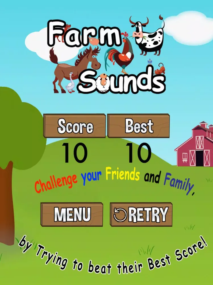Capturas de pantalla de Farm Sounds - Kids Memory Game iPad