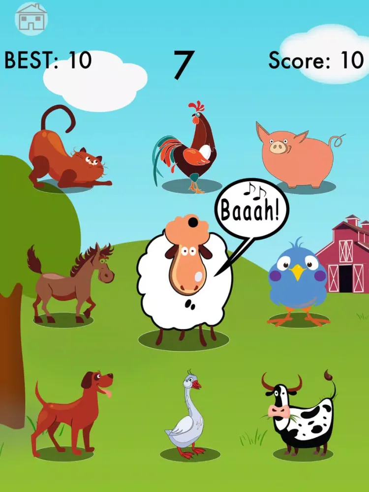 Capturas de pantalla de Farm Sounds - Kids Memory Game iPad