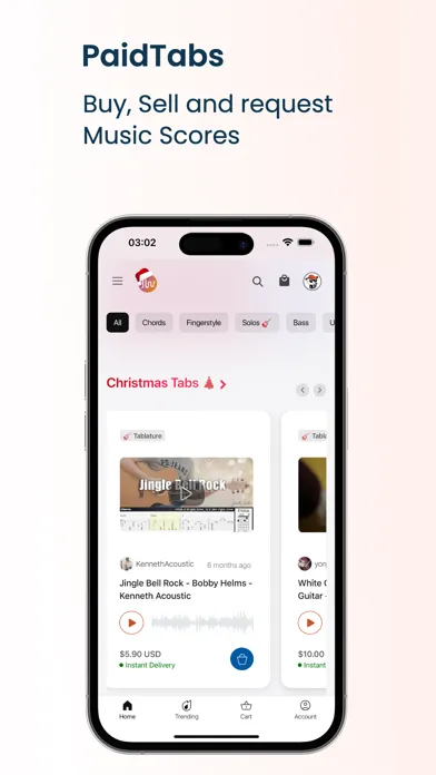 PaidTabs: Tuner, Chords, Tabs Screenshots