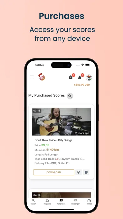 PaidTabs: Tuner, Chords, Tabs Screenshots