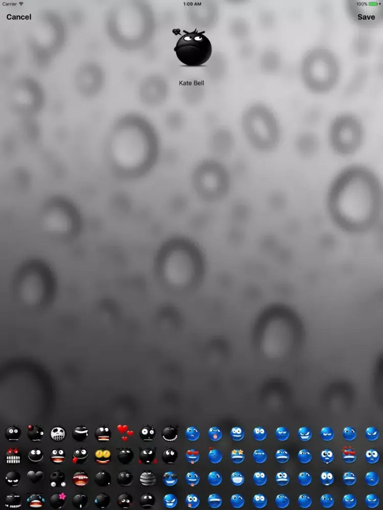 Capturas de tela do Emoji Contacts iPad 