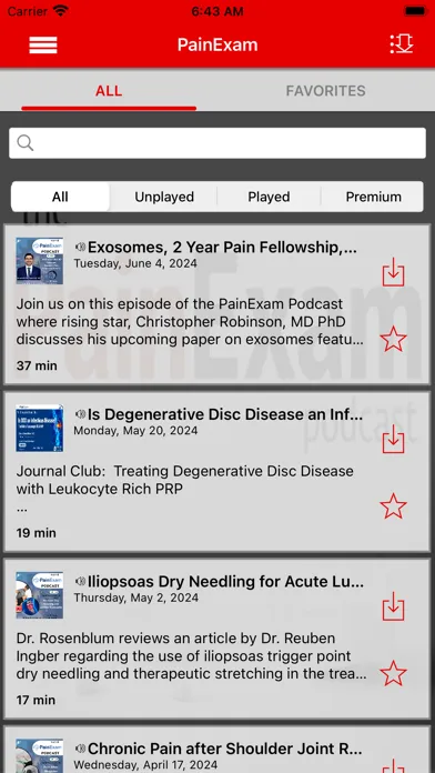 Ảnh chụp màn hình của The Pain Management Review