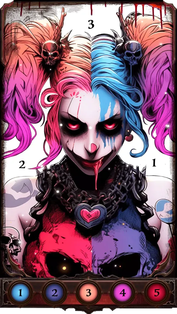 Dark, Horror Color by Number Screenshots