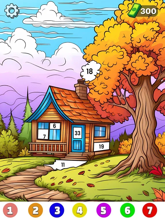 Dream Home - Color by Number iPad  Screenshots