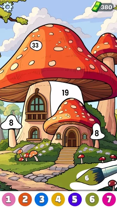 Dream Home - Color by Number Screenshots