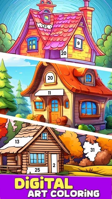 Dream Home - Color by Number Screenshots