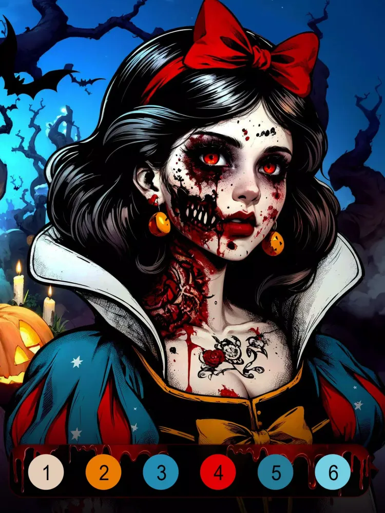 Halloween Witch Coloring Games 스크린샷