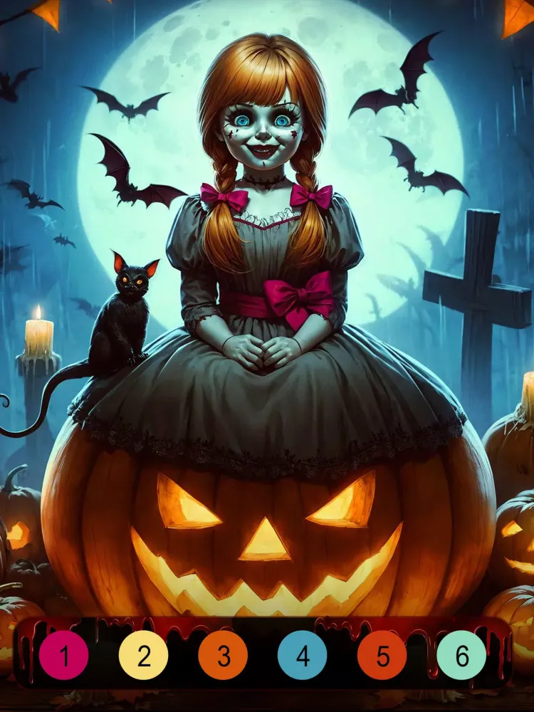 Halloween Witch Coloring Games 스크린샷