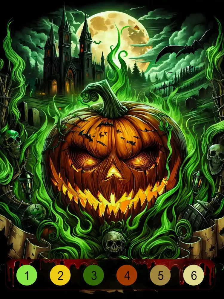 Halloween Witch Coloring Games 스크린샷