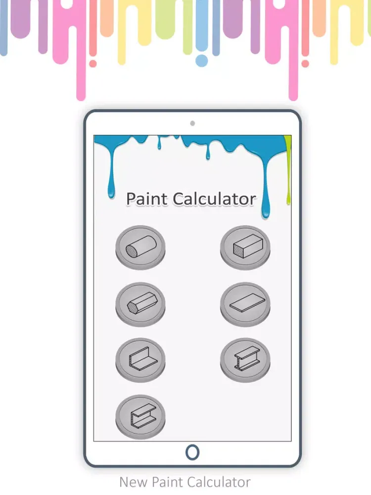 Paint Calculator - Metal Paint iPad  سکرین شاٹس