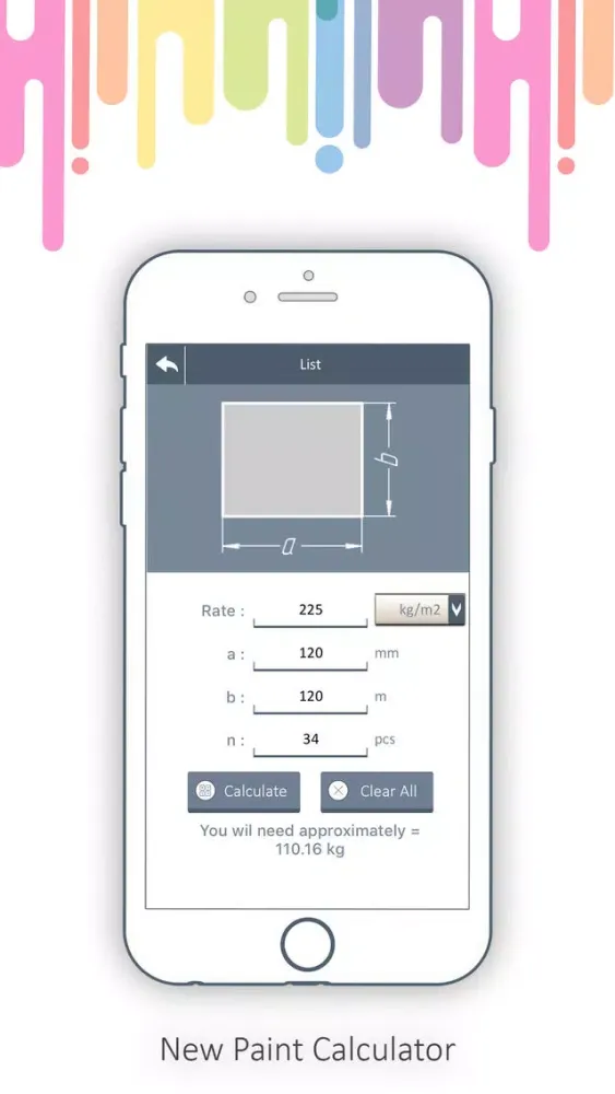 Paint Calculator - Metal Paint سکرین شاٹس