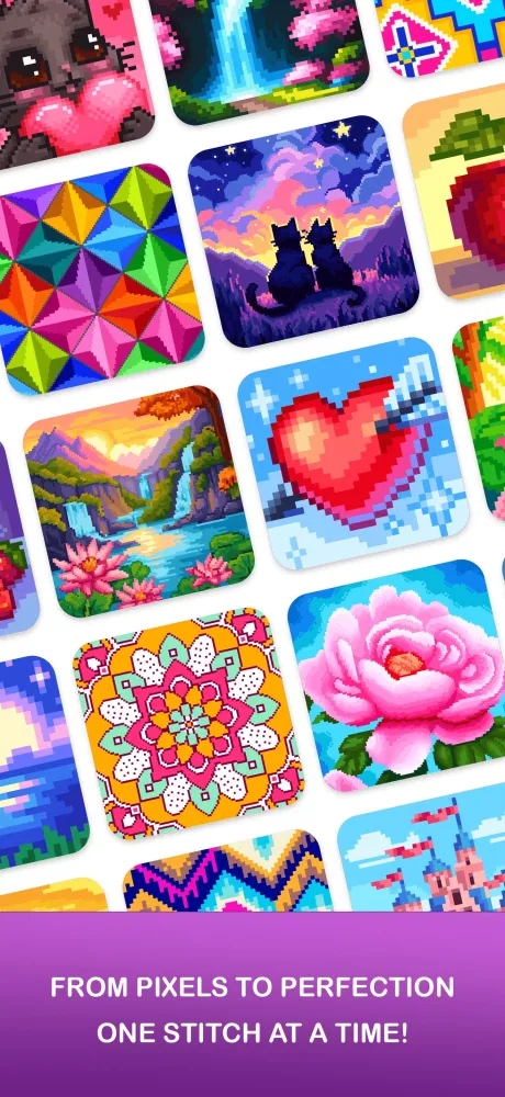 Cross Stitch: Pixel puzzle art Screenshots