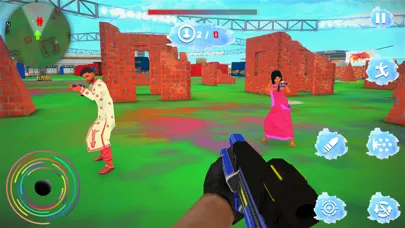 Screenshot di Holi Fun Paintball Game 2024