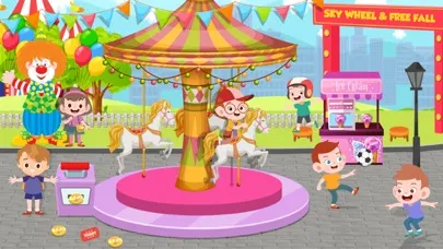 Pretend Play Amusement Park 스크린샷