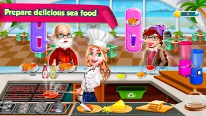 Seafood Crazy Cooking Game سکرین شاٹس