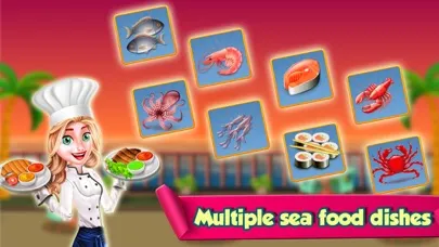 Seafood Crazy Cooking Game سکرین شاٹس