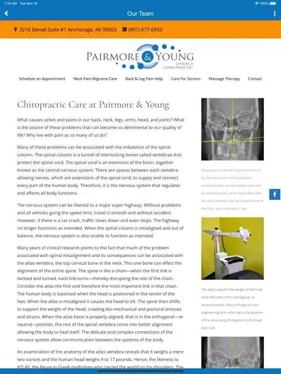 Tangkapan skrin Pairmore and Young Synergy iPad 