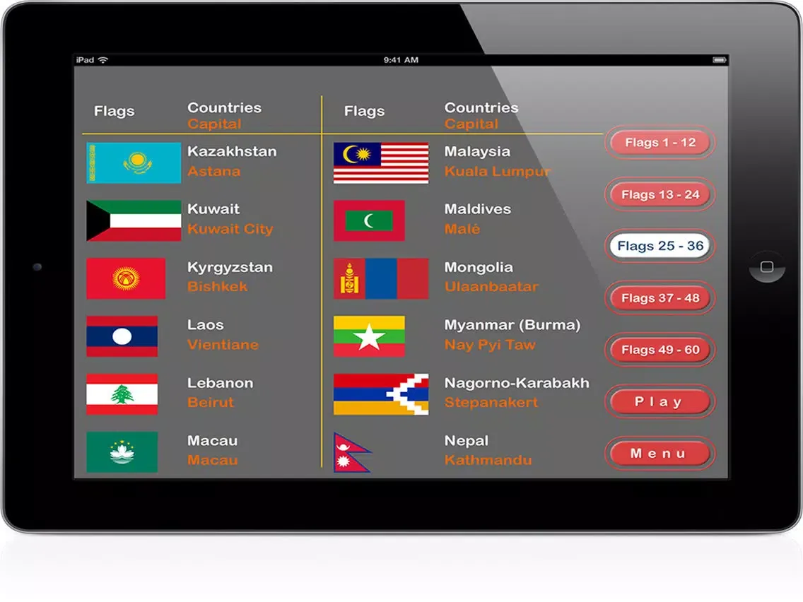 Capturas de tela do PairPlay Asia iPad 